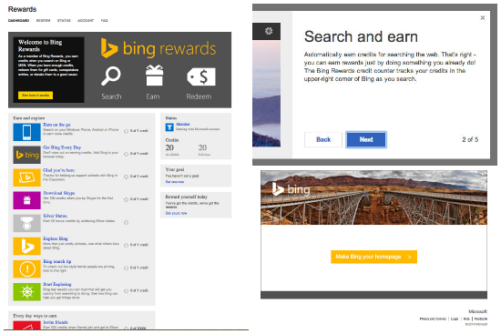 secure search defaults to bing search